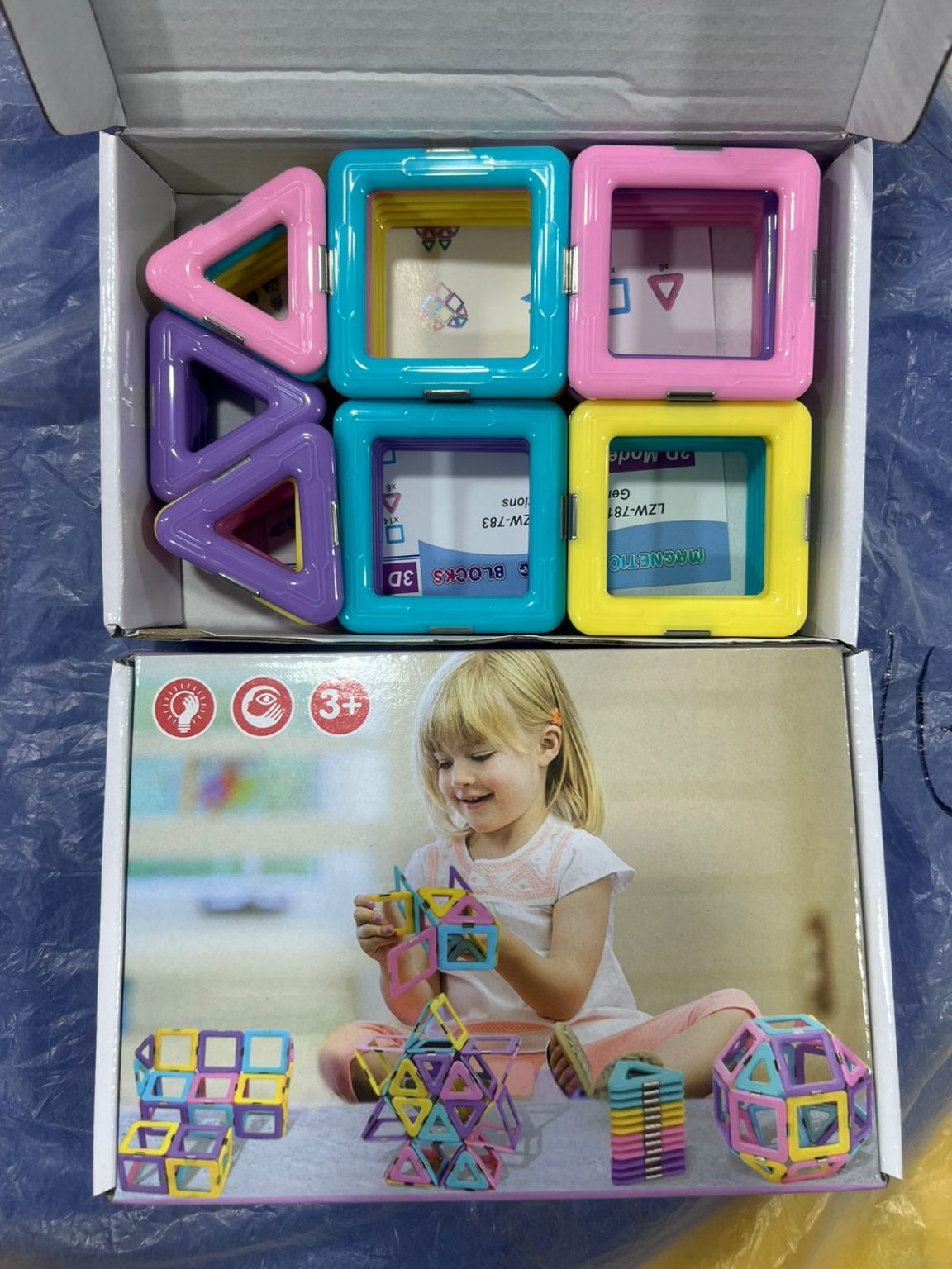 High Quality 40 Pcs Magnetic Building Block For Kids