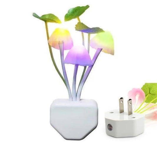 Multicolor Light Sensor LED Night Light - 1 Pc